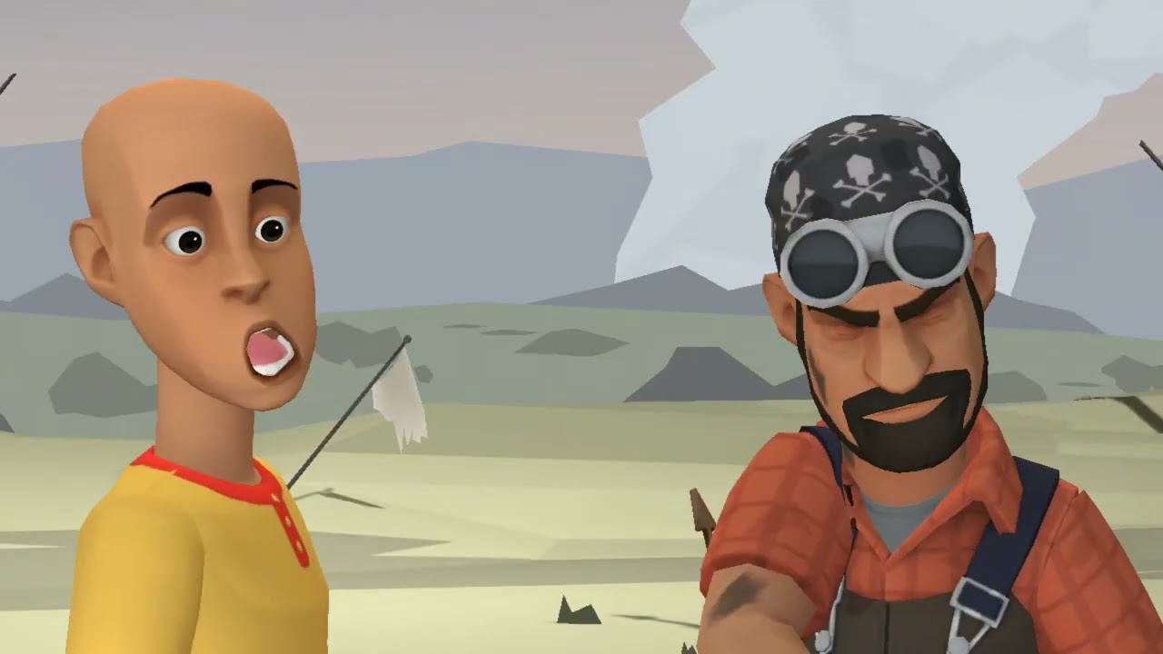 Caillou gets sent to Military School again