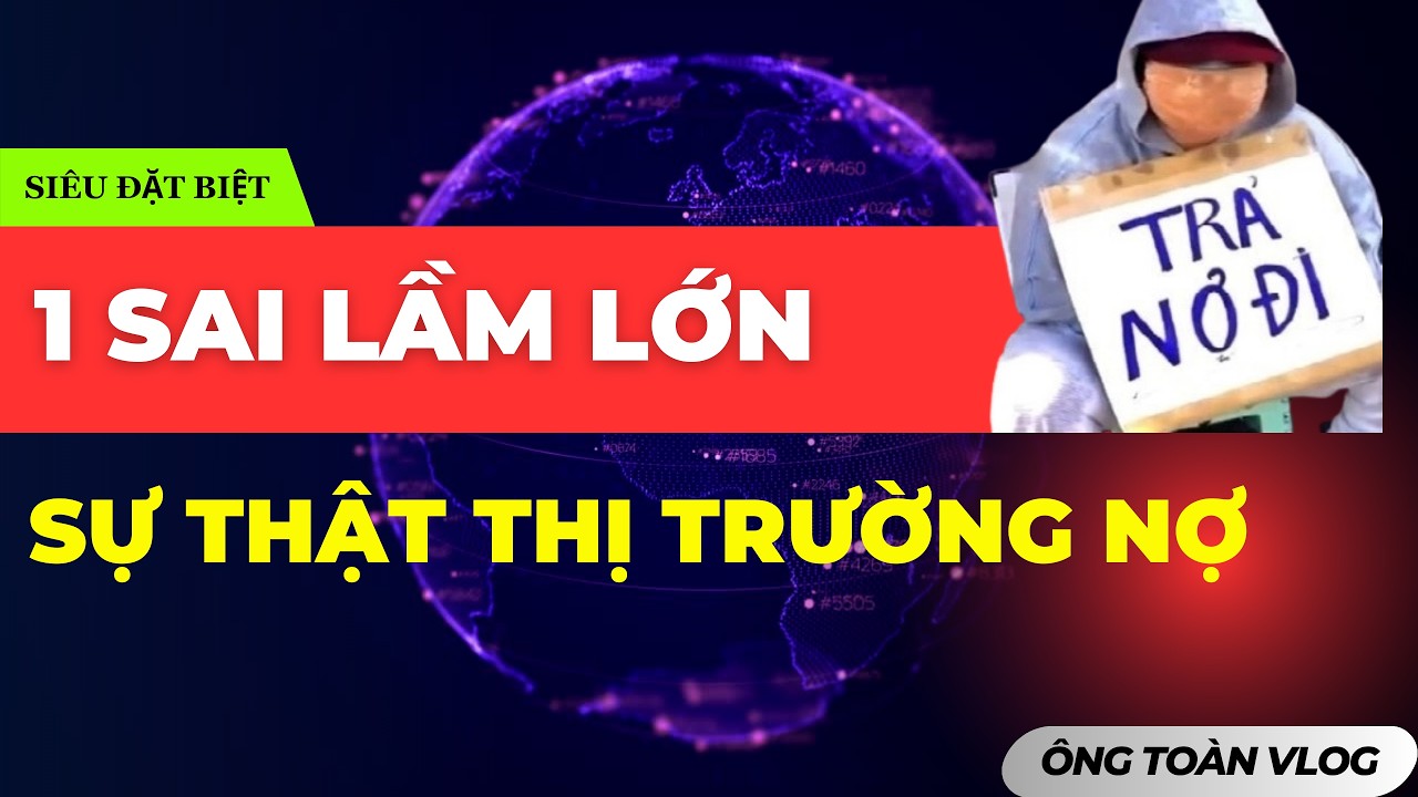 🔴🔴 MỘT SAI LẦM LỚN VÀ SỰ THẬT VỀ THỊ TRƯỜNG NỢ !