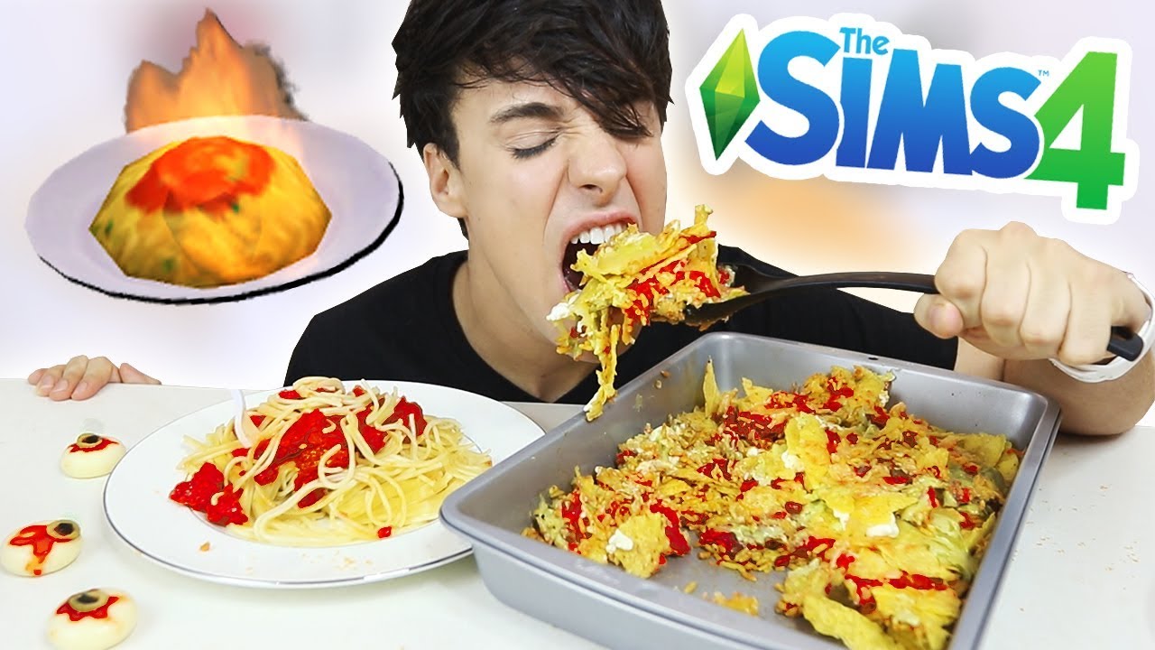 i only ate THE SIMS FOODS for 24 hours!!! lmao