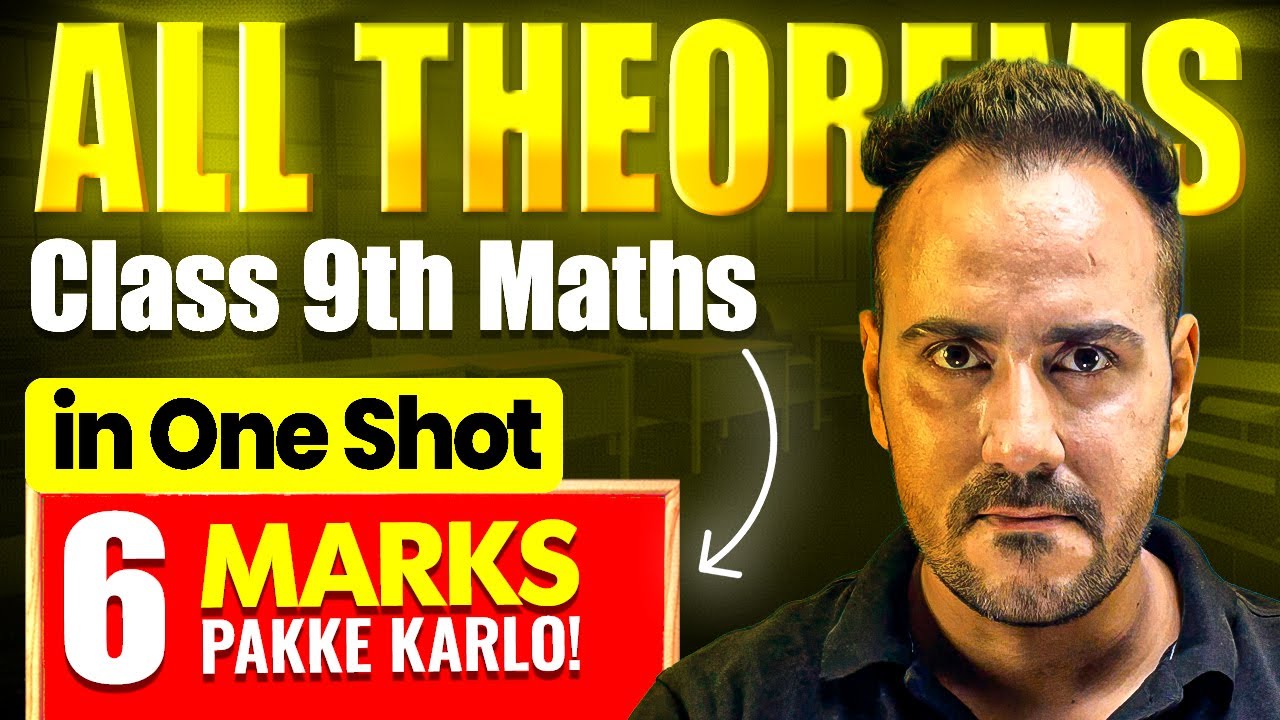 All Theorems in One Video 🔥| Class 9 Maths | Must Watch | Ushank Sir