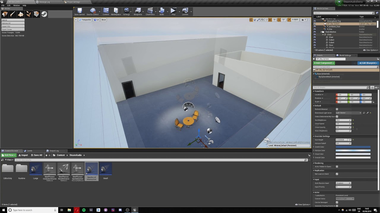 Steam Audio in Unreal Engine: Quickstart Tutorial