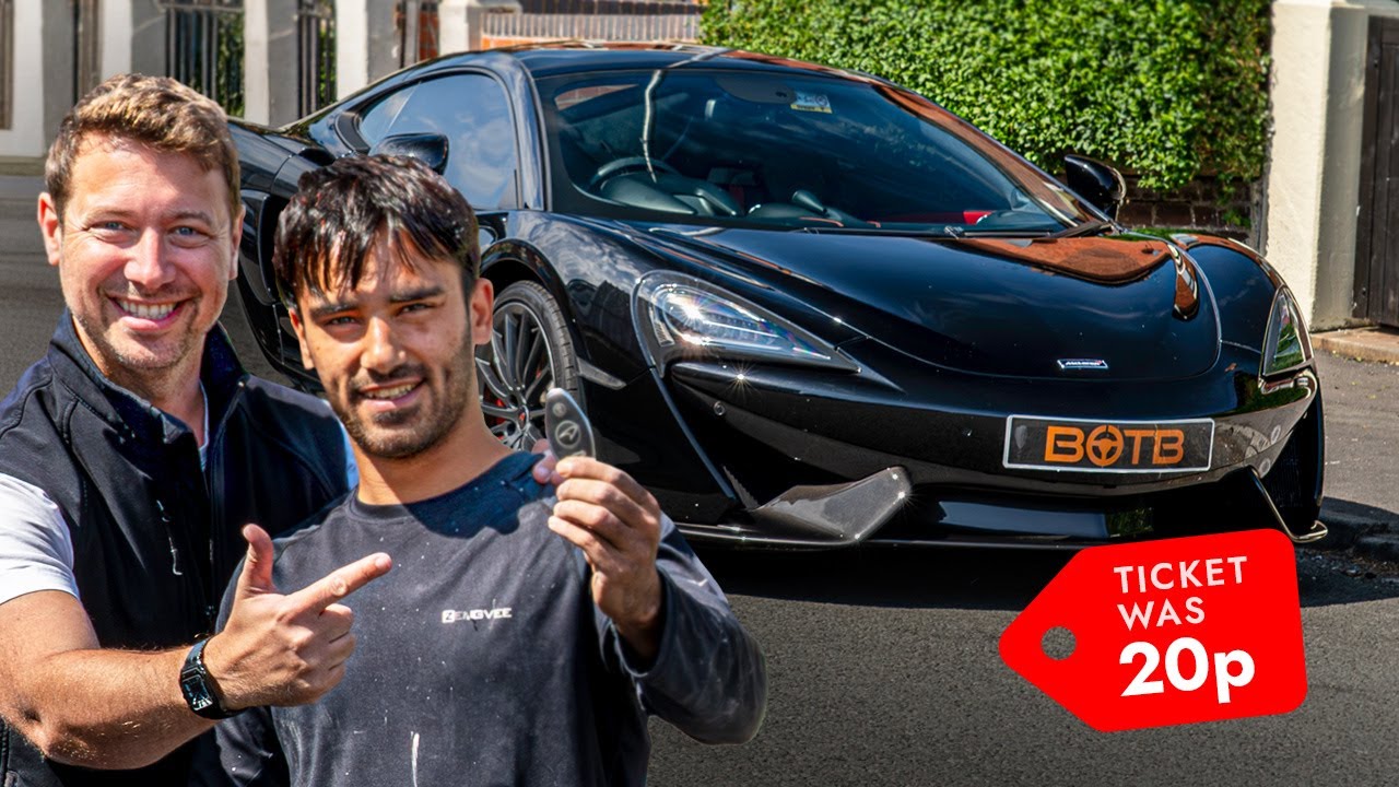 Apprentice Wins A Super Car For 20p And His Reaction Says It All!