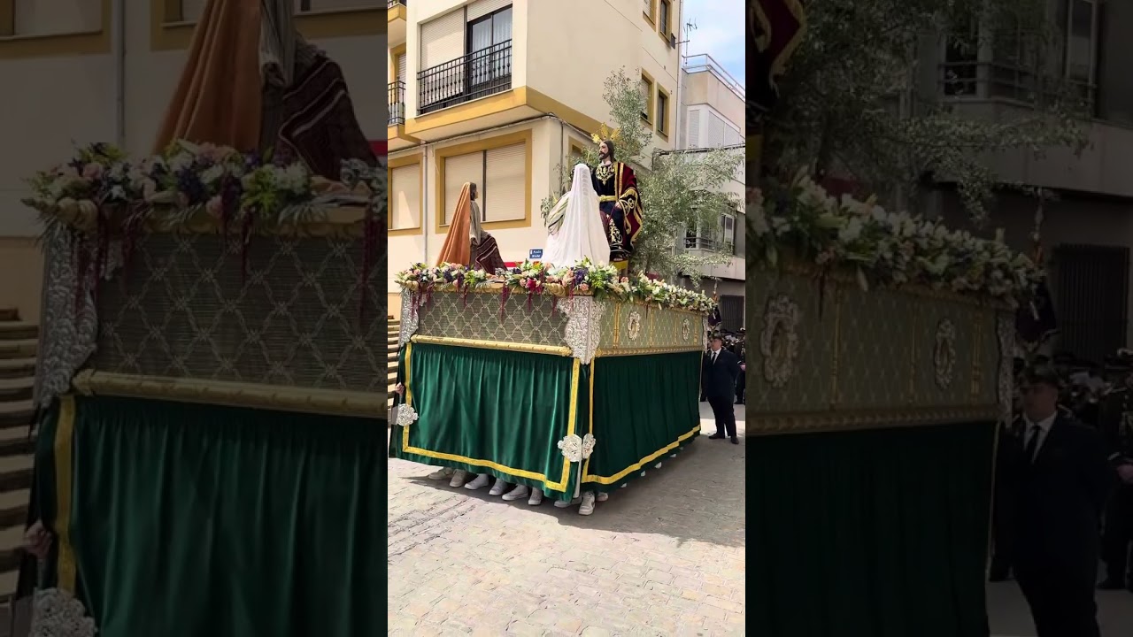 Semana Santa Porcuna 2025 La Borriquita calle Colon