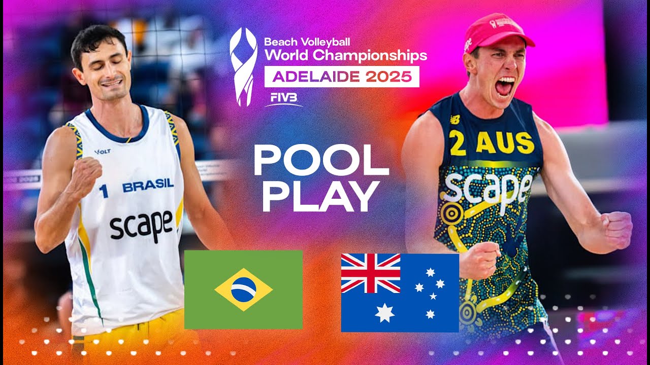 Andre/Renato vs. Burnett/Hodges - Beach World Championships 2025 | Highlights | Pool Phase