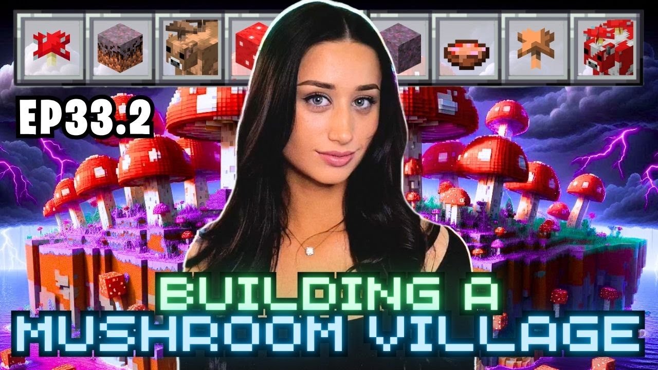 Building MUSHROOM VILLAGE (Minecraft Survival Series)