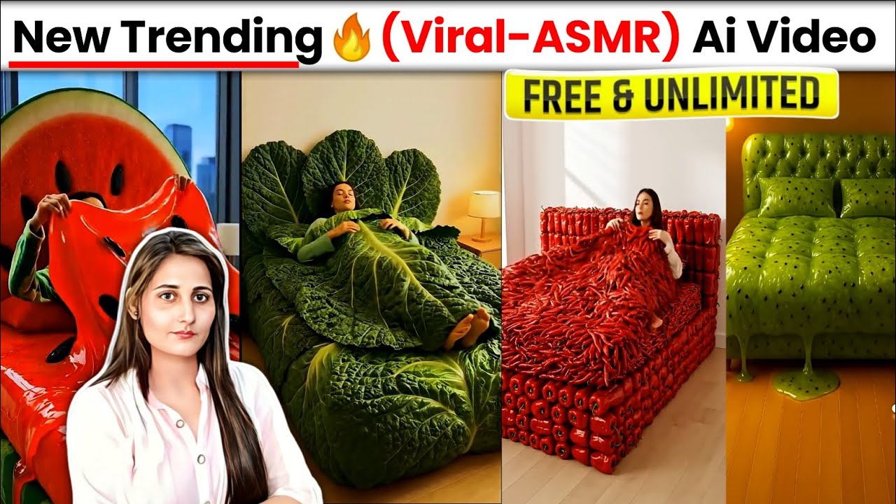 Create Viral Bed ASMR Videos With AI For FREE💥💯 | YT Star