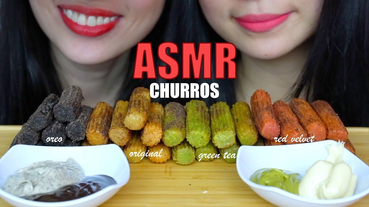 ASMR EATING SOUNDS CHURROS by QUEEN CHURROS | NO TALKING | SHEFEBULOUSCIOUS
