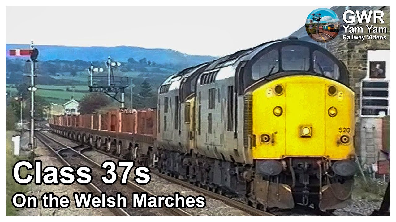 Class 37 Thrash on the Welsh Marches