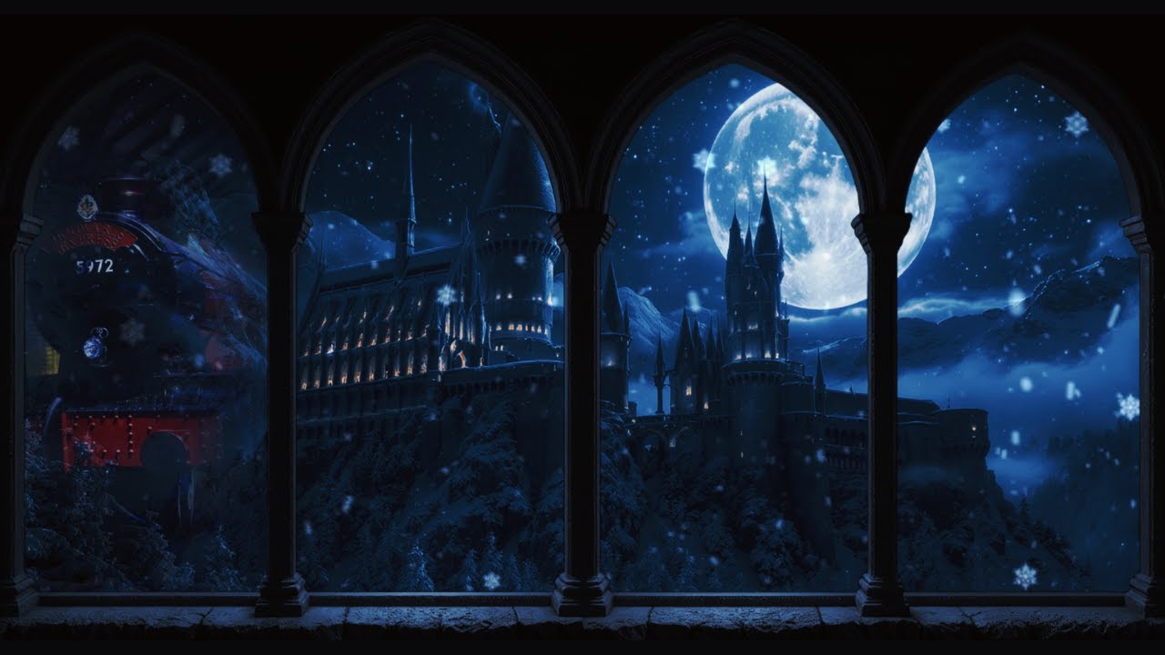 You'll fall asleep in 5 minutes: The magic of Hogwarts in winter ❄️
