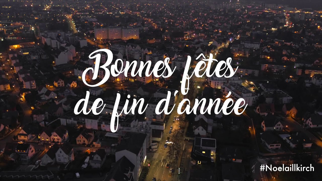 La ville d'Illkirch-Graffenstaden aux couleurs de Noël