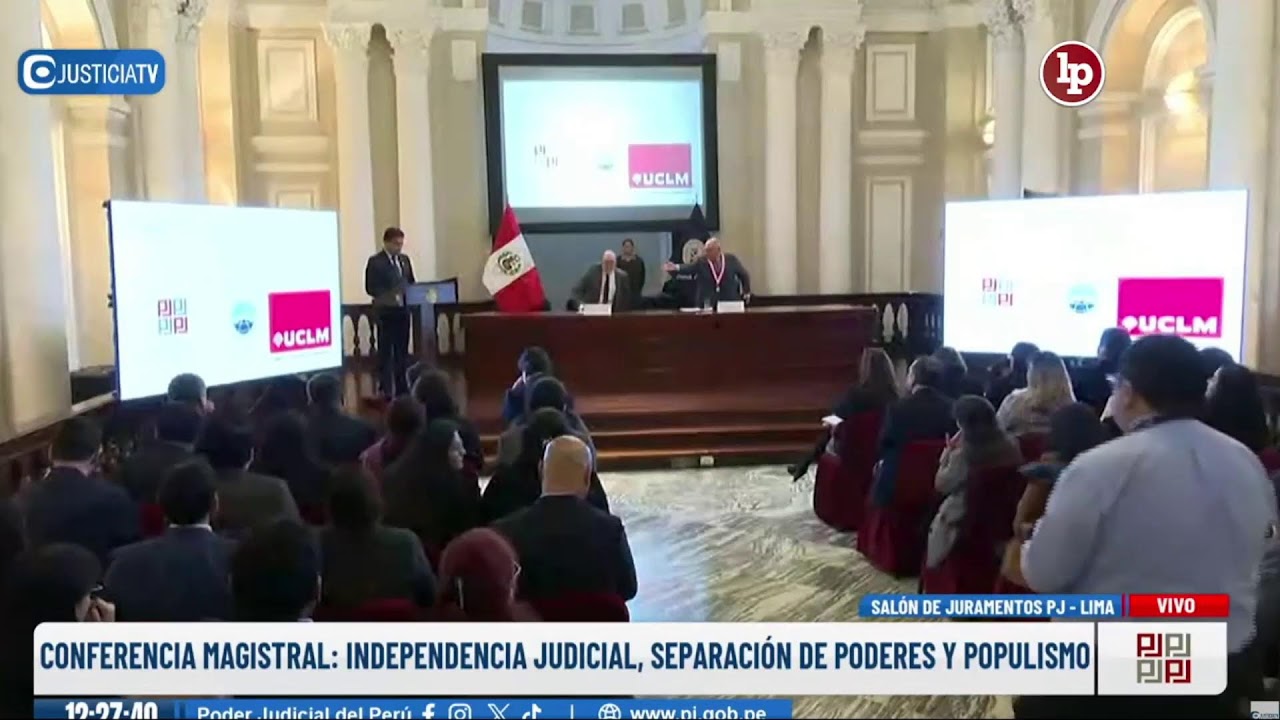 Conferencia Magistral: Independencia judicial, separaci&oacute;n de poderes y populismo - Javier D&iacute;az