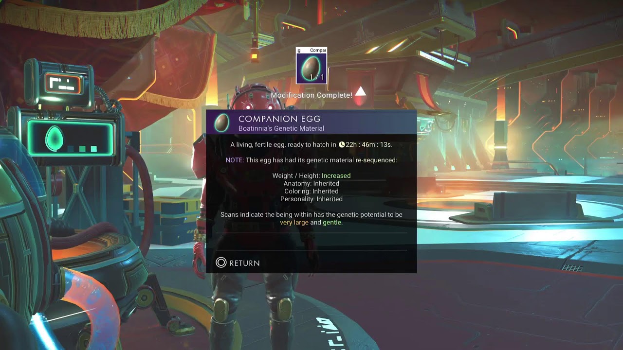 Playing No man's sky.