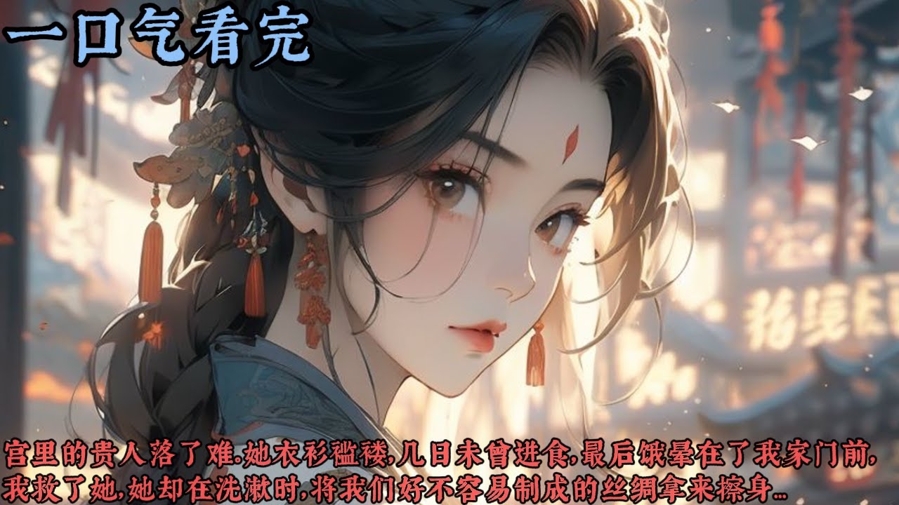 【古風輕小說】《沉裙》宫里的贵人落了难，她衣衫褴褛，几日未曾进食，最后饿晕在了我家门前，我救了她，还把馒头分她一半，她却在洗漱时，趁我和阿姐不注意，将我们好不容易制成的丝绸拿来擦身...