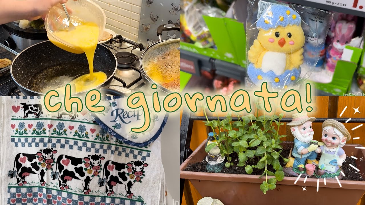 ROUTINE DI CASA🏠👒lavatrici🫧meal prep settimanale🍅Orto ripulito🌷🪏nuove piante aromatiche🪴🌿