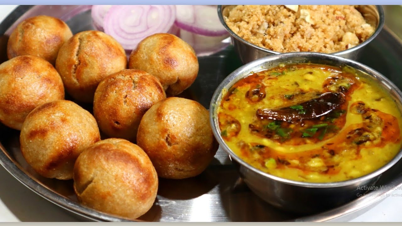  Dal Bati Recipe in Appam pan # Rajasthan Ke Famous Dal Bati# Easyto make Dal Bati Recipe 