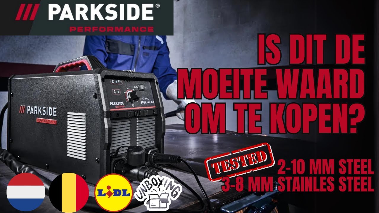 PLASMASNIJDER MET COMPRESSOR PARKSIDE PERFORMANCE PPSK 40 A2 DUTCH NEDERLANDS  BELGIUM LIDL