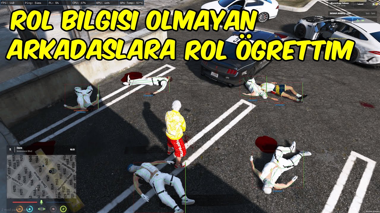 BENİ ROLSUZ SOYMAYA ÇALIŞAN ARKADAŞLARI UFAK BİLGİLENDİRDİM (FİVEM HİLE TROLL)