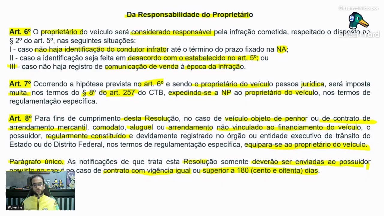 RES. CONTRAN: 108/99, 900/22, 918/22, 991/23 (PROCESSO ADMINISTRATIVO)