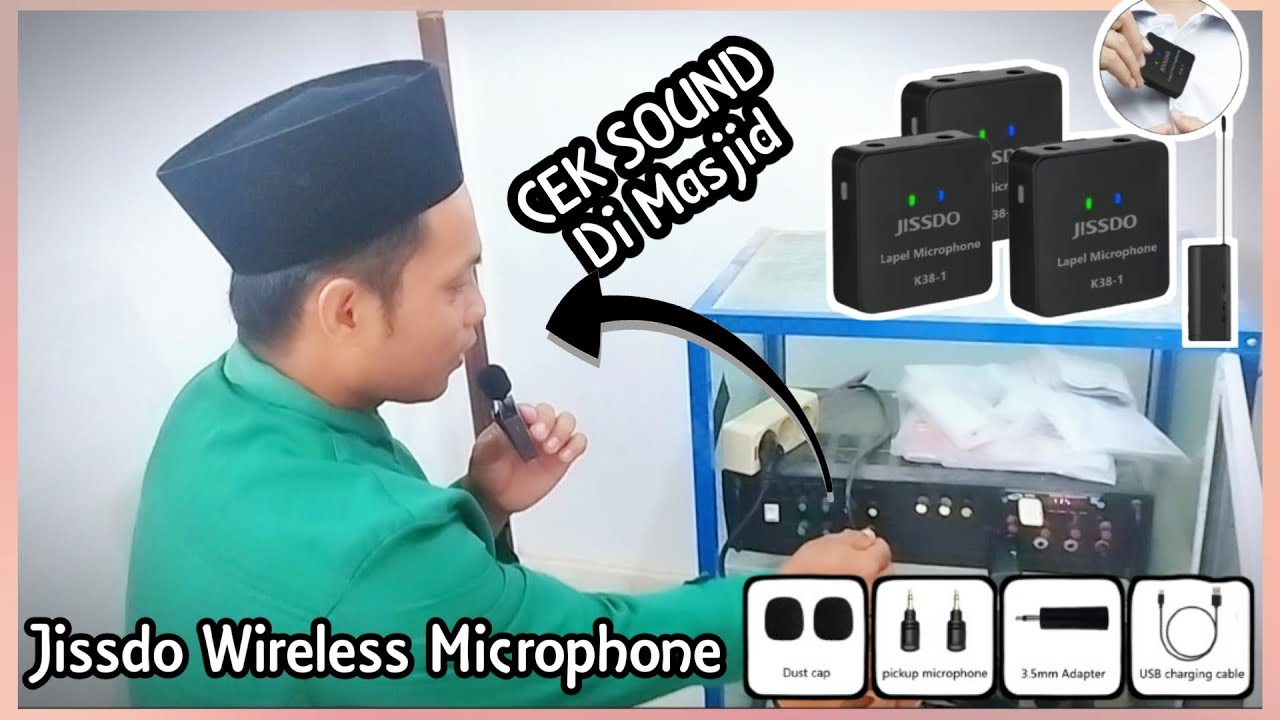 CEK SOUND Jissdo Wireless Microphone Di Masjid ‼️[ LIHAT REAKSINYA ]