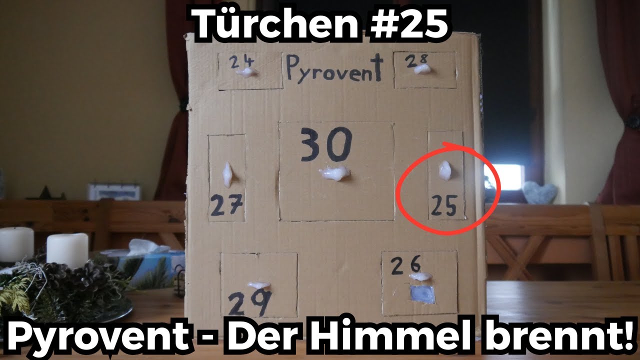 PYROVENT | Türchen #25 F1&F2 Silverstervorfreude | Herr Pyro