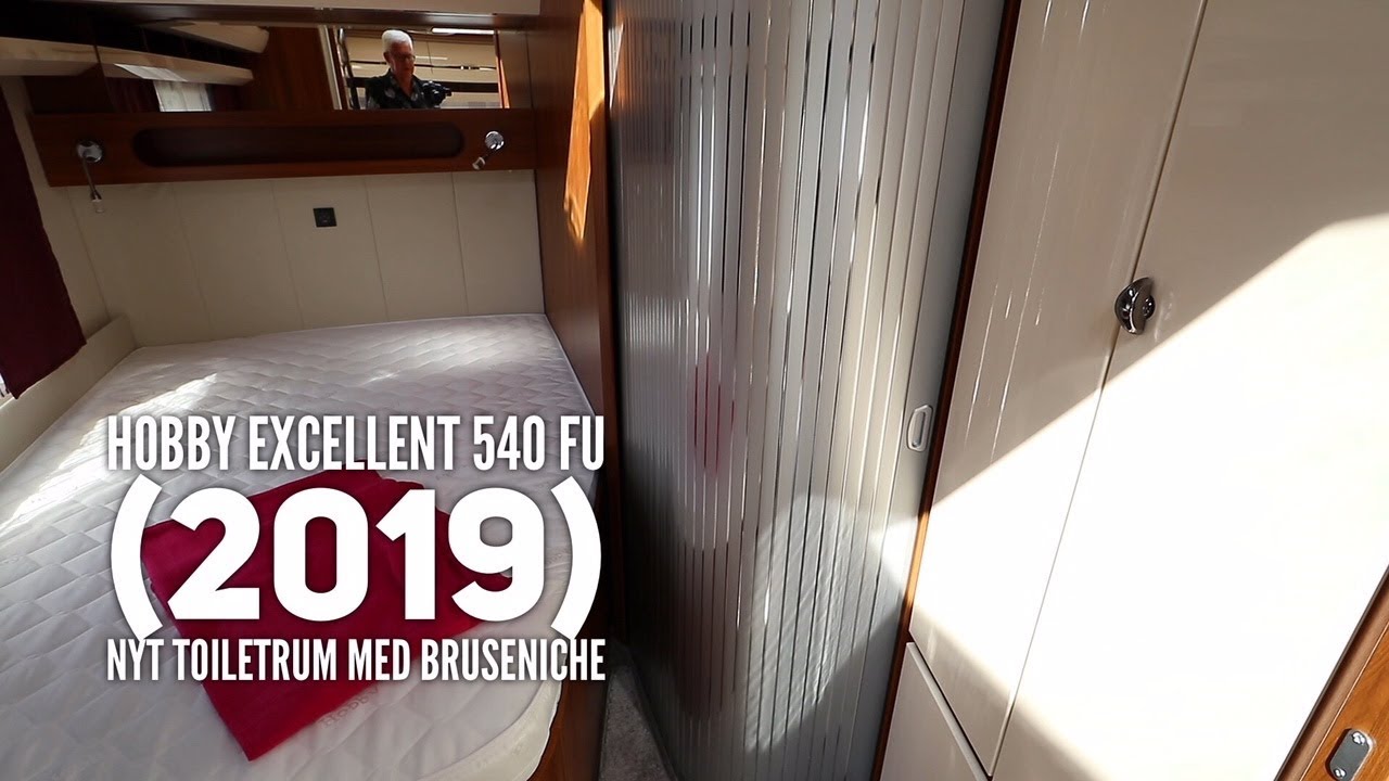 Hobby Excellent 540 FU (2019) Smart toiletrum med bruseniche