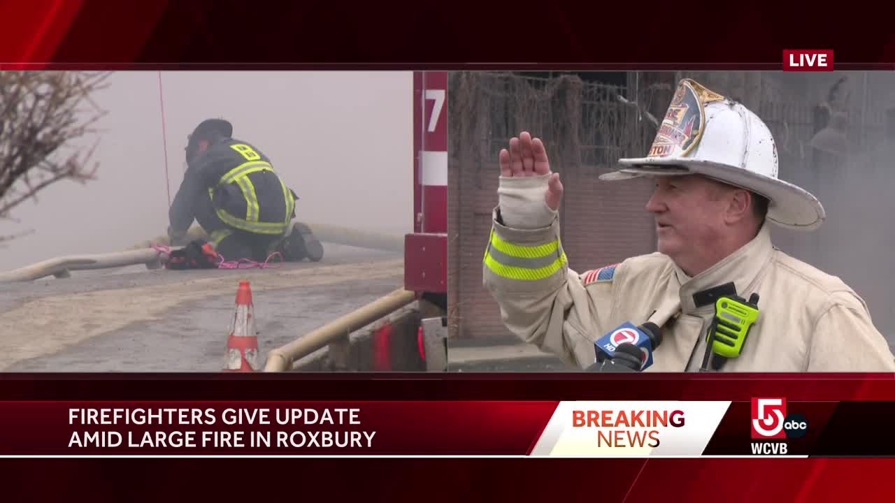 Multi-alarm fire breaks out at trash transfer station in Roxbury