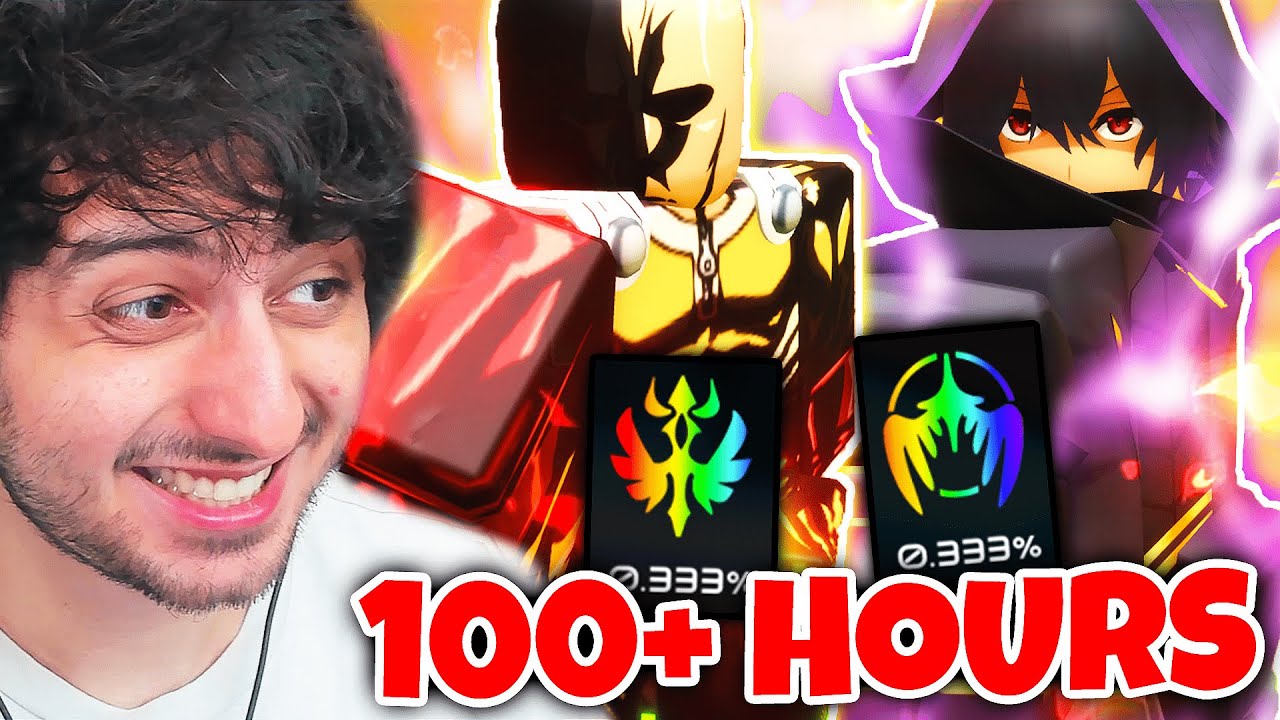 Spending 100 HOURS for OVERPOWERED Units in Roblox Anime Tower Defense!