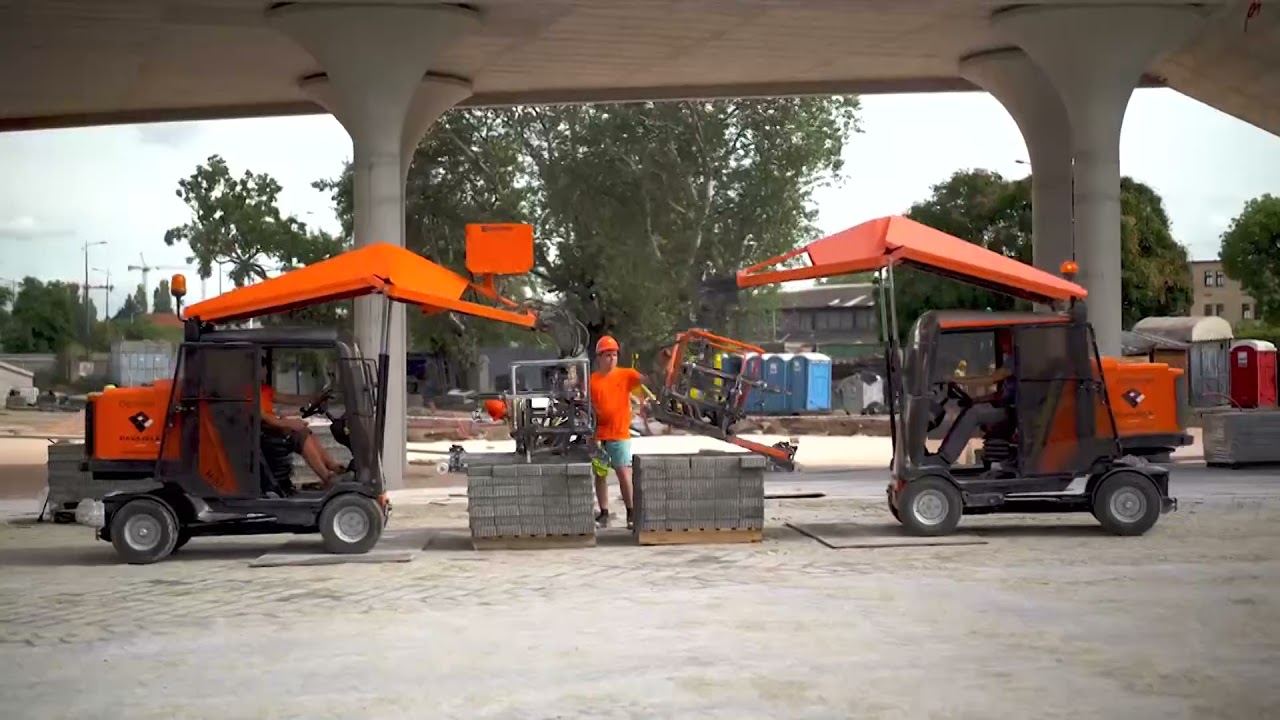 Máquina Pavimentadora Optimas S19 Pavejet
