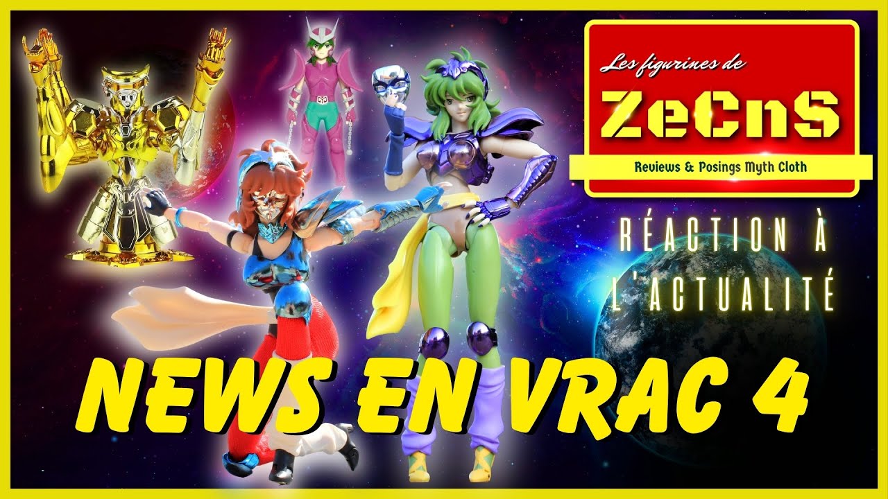 Newscast Myth Cloth - Les Figurines de ZeCnS - News en Vrac 4 (Marine & Shaina MST)