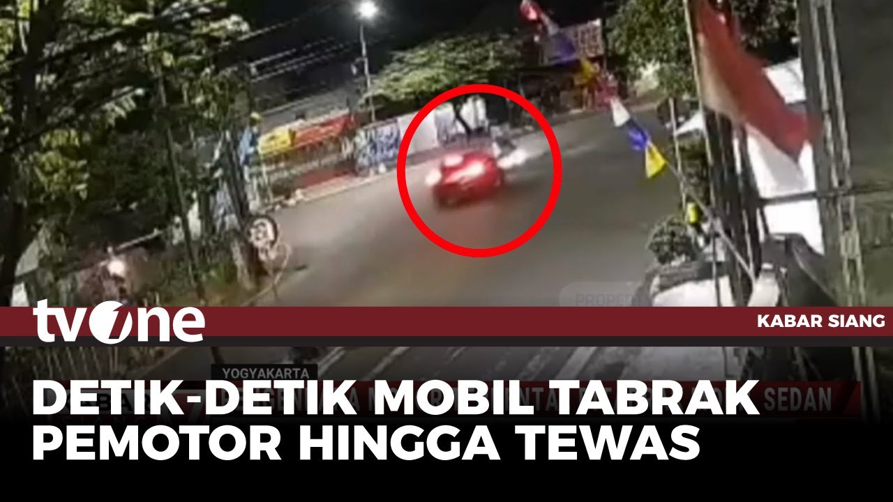 Mabuk Saat Mengemudi, Pemuda di Yogyakarta Tabrak Pasutri hingga Terpental | Kabar Siang tvOne