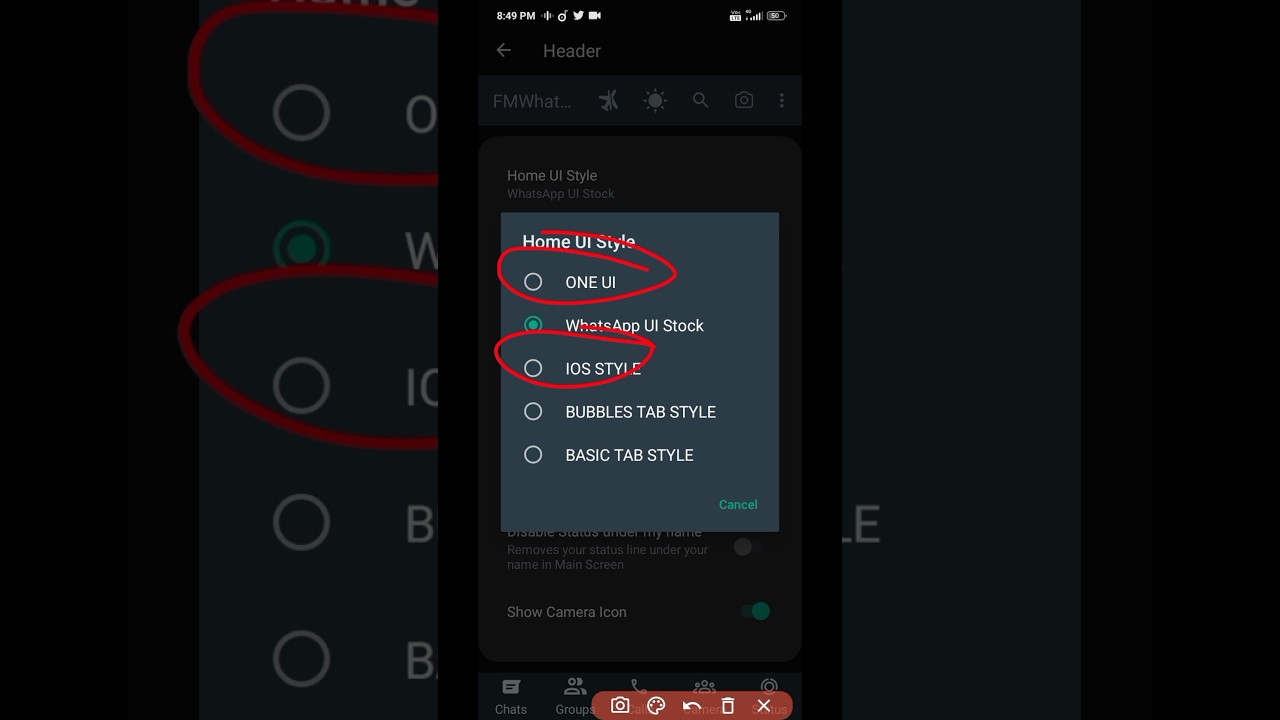 WhatsApp Ka Mew Features FM WhatsApp Setting ? #fmwhatsapp #short #shorts #viral #youtubeshorts