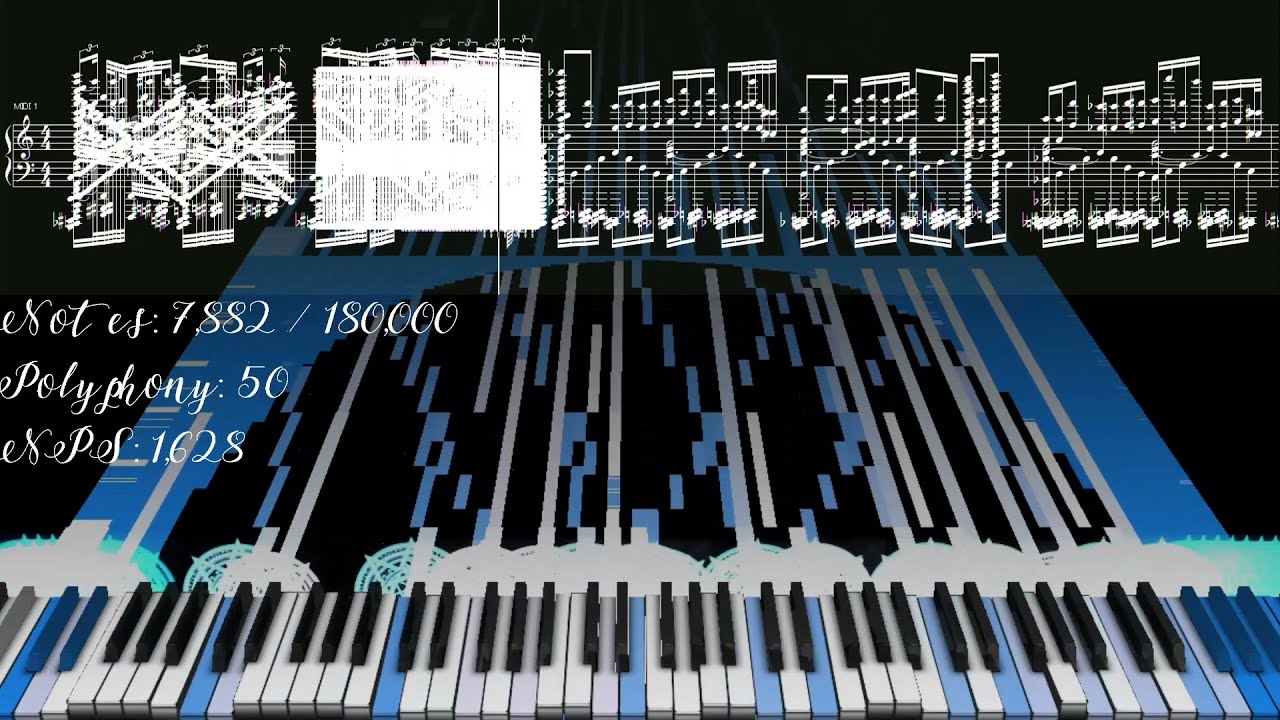 (黒楽譜/Black MIDI)ナイトオブナイツ/Night of Nights | 180K
