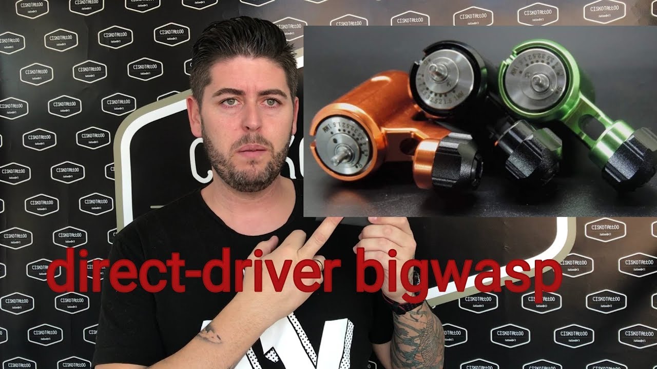 Maquina tatuaje nueva bigwasp direct-driver tattoo machine