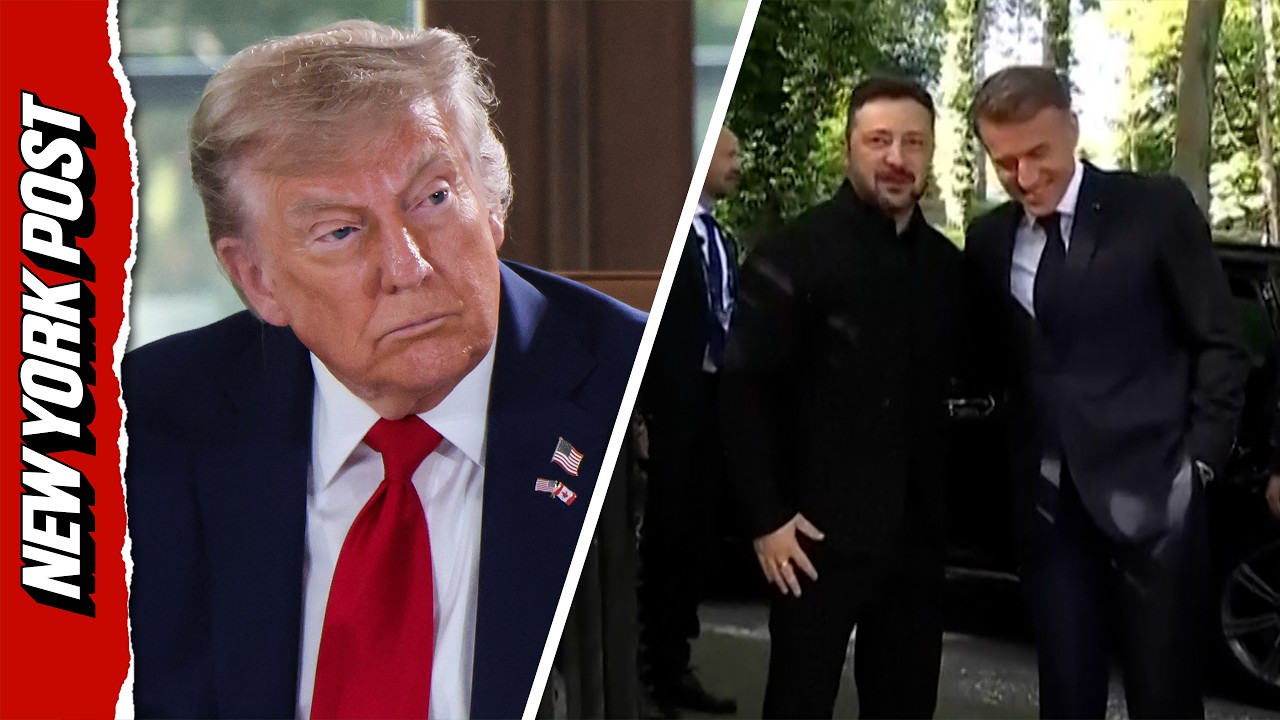 Macron and Zelensky Caught on Hot Mic Moment at G7 Talking About &lsquo;Difficult' Meeting With Trump