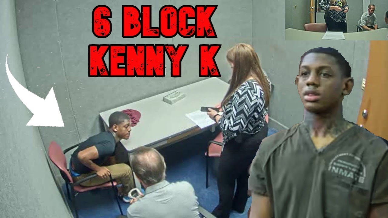 6 Block Kenny K & His Mom During His Murder interrogation !