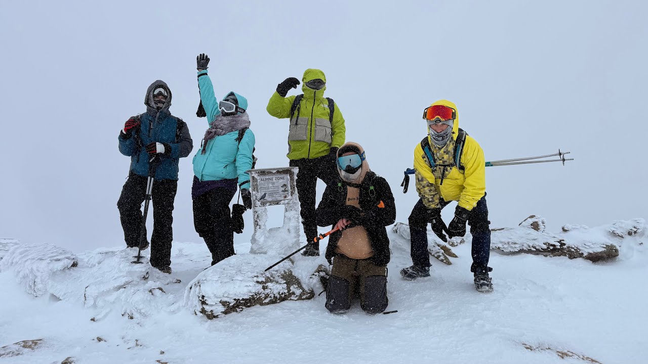 Brutal Winter Hike on Franconia Ridge ❄️ Mid-January Snowstorm