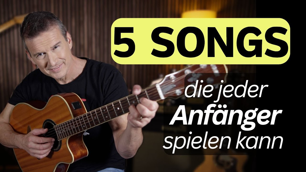 5 Kult-Songs für Gitarren-Anfänger – einfach begleiten & variieren