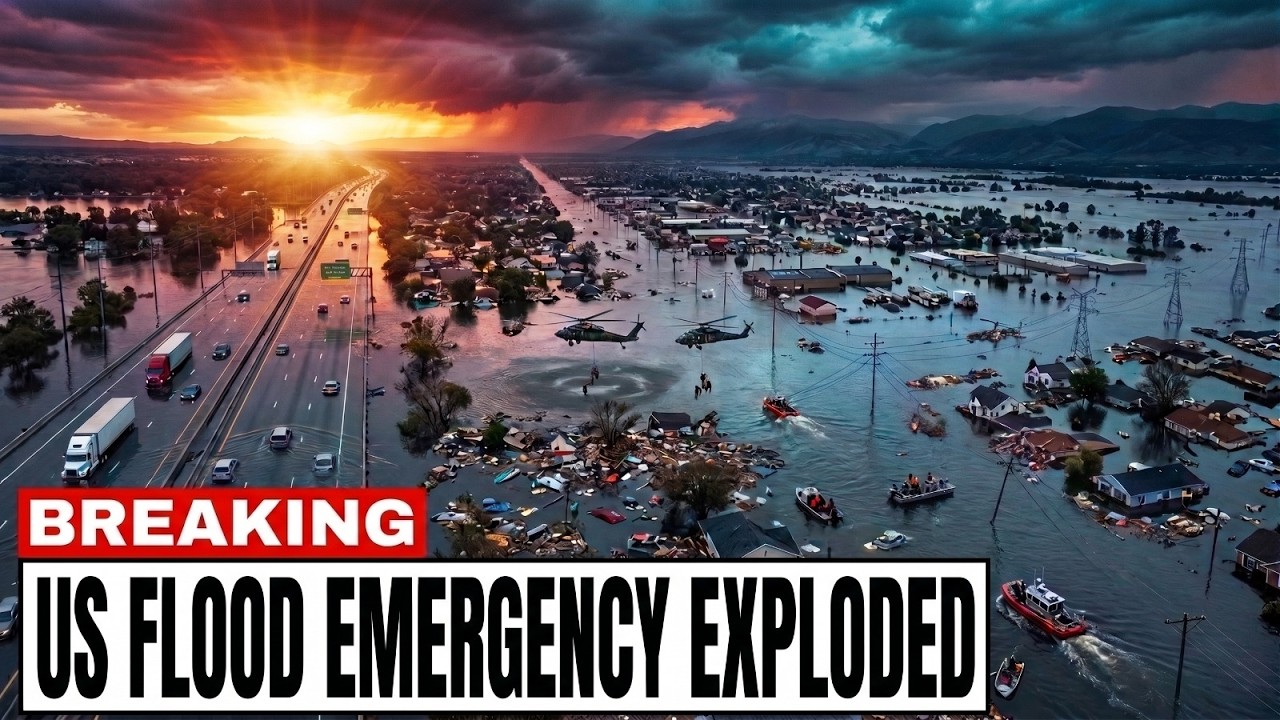 US Flood Emergency Just EXPLODED &mdash; Multiple States Under WATER, Evacuations Now!