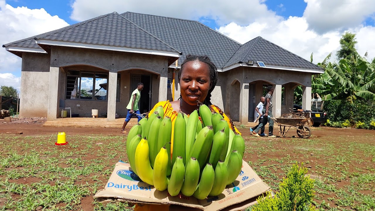 Why I Chose a Simple Life in the COUNTRYSIDE. A PRODUCTIVE DAY IN MY LIFE. How to Cook Bananas.