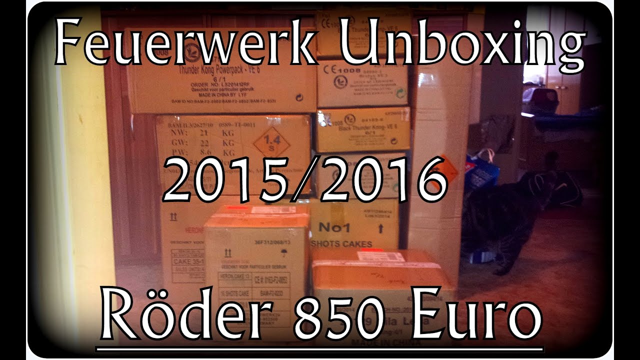 Riesen Röder Unboxing 2015/2016 XXL 850€ | MSD Firework