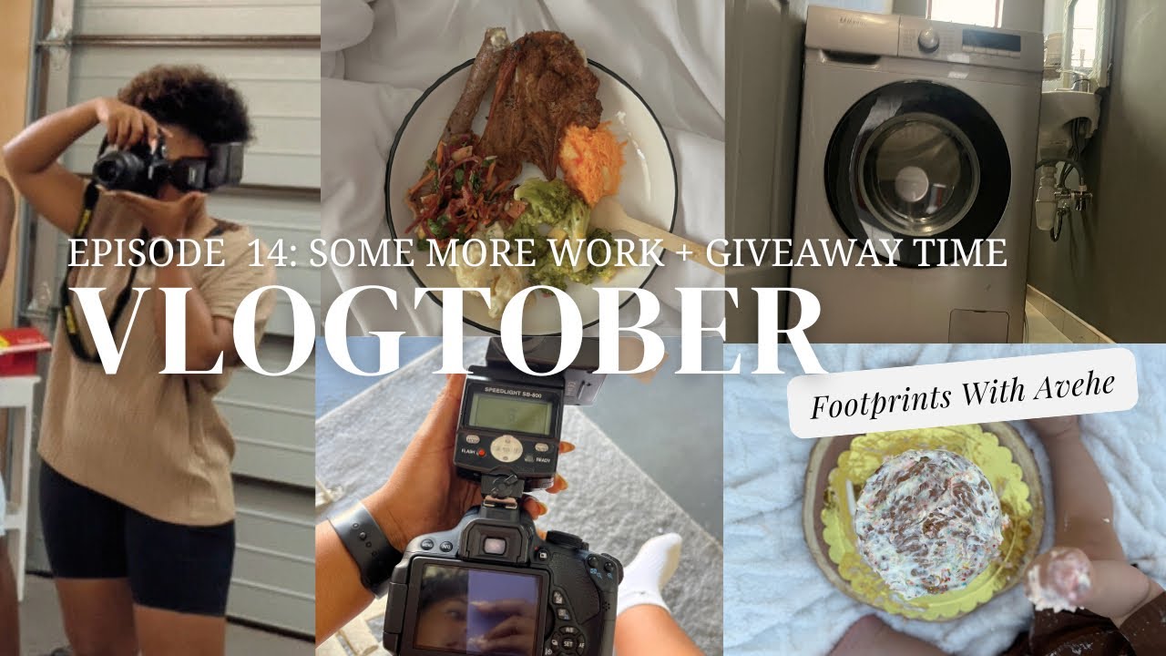 #Vlogtober Эпизод 14: Еще немного работы + Еще один розыгрыш🥂