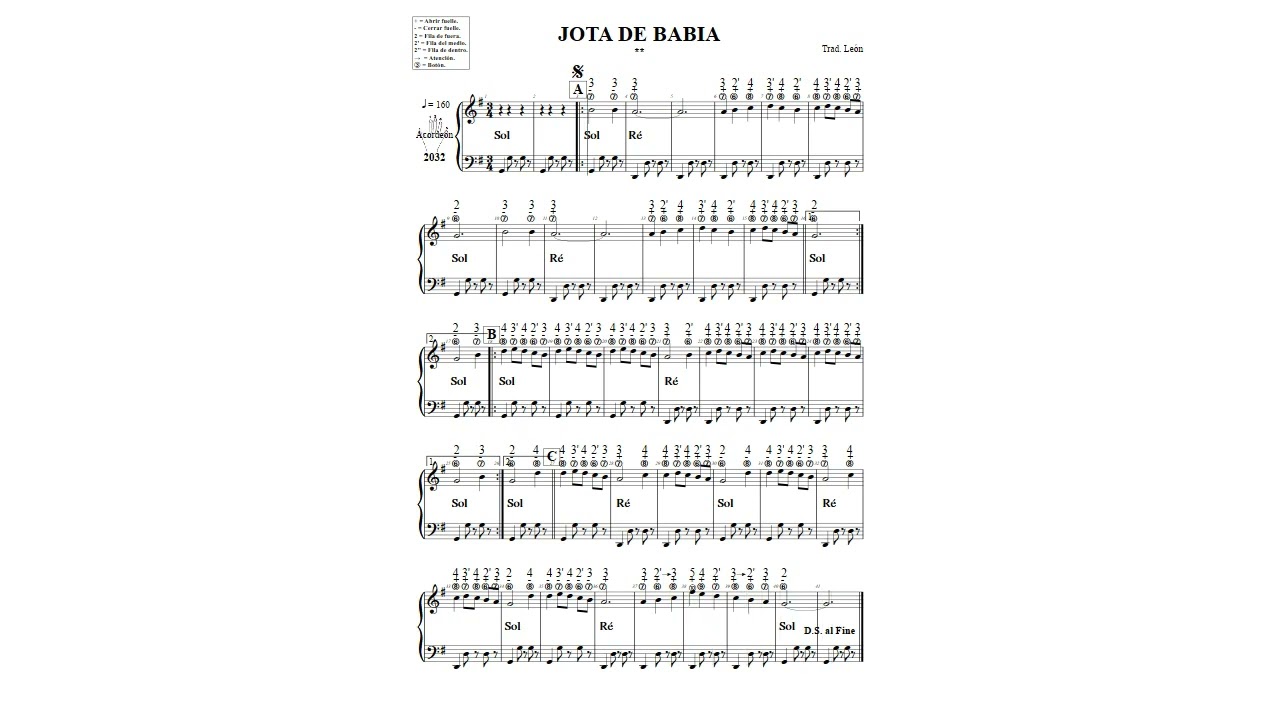 Jota De Babia Sol N