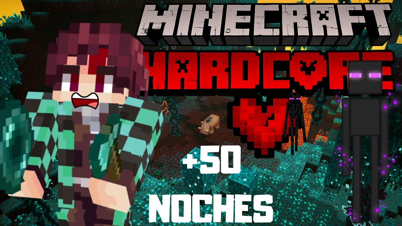 HORIZONTAL / DIA 10 / MINECRAFT HARDCORE / +50 NOCHES / PERLAS DE ENDER Y FORTALEZAS