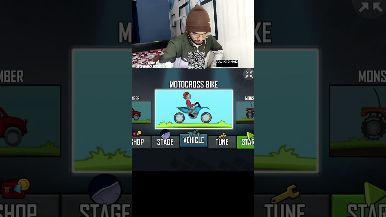 HILL CLIMB RACING - ANKIT IS LIVE #shortlive #bgmi #hillclimbracing