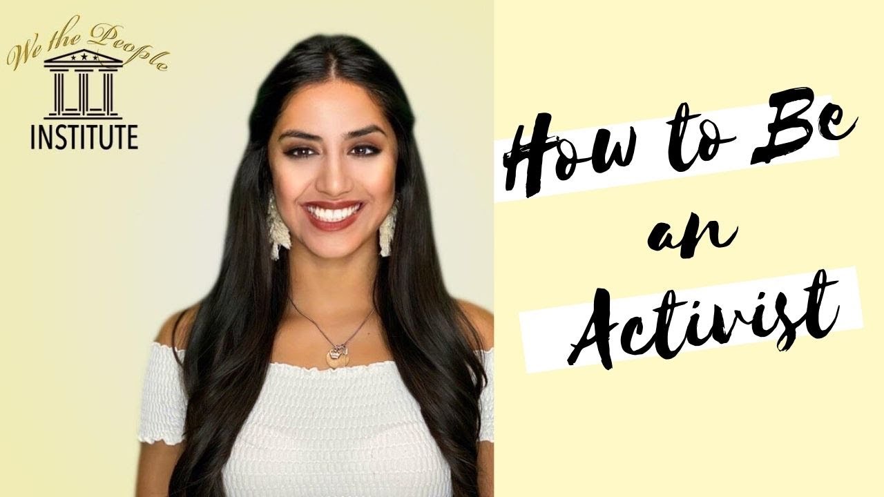 How to Be an Activist