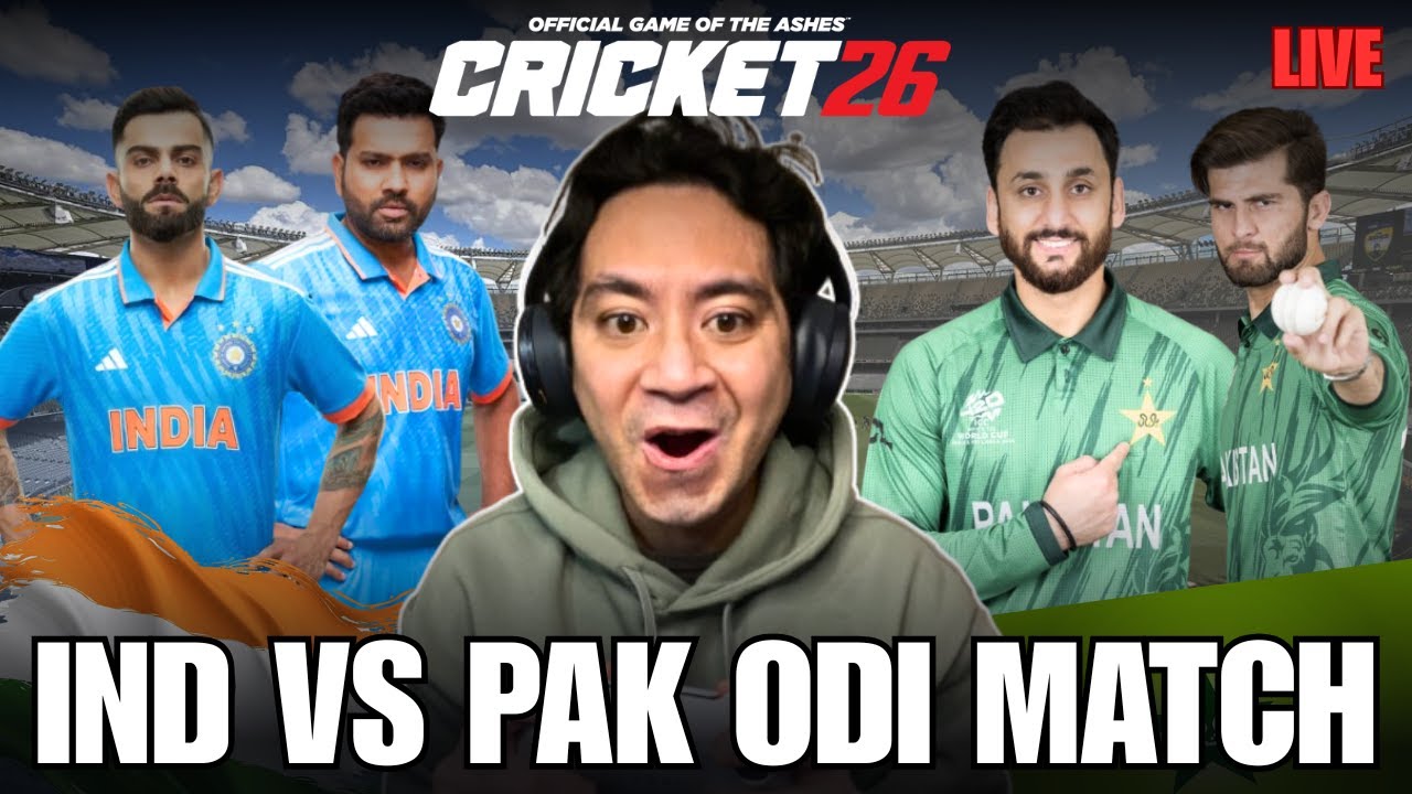 India vs Pakistan ODI Match | IND vs PAK | Cricket 26 Live | NoobBroLive