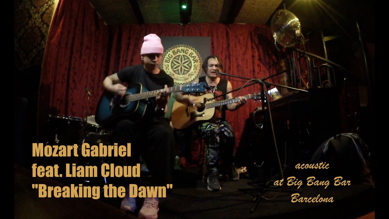 Mozart Gabriel & Liam Cloud - acoustic sesh at BIG BANG BAR 