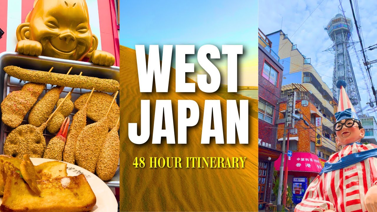 48 Hour West Japan Itinerary - Osaka & Tottori!