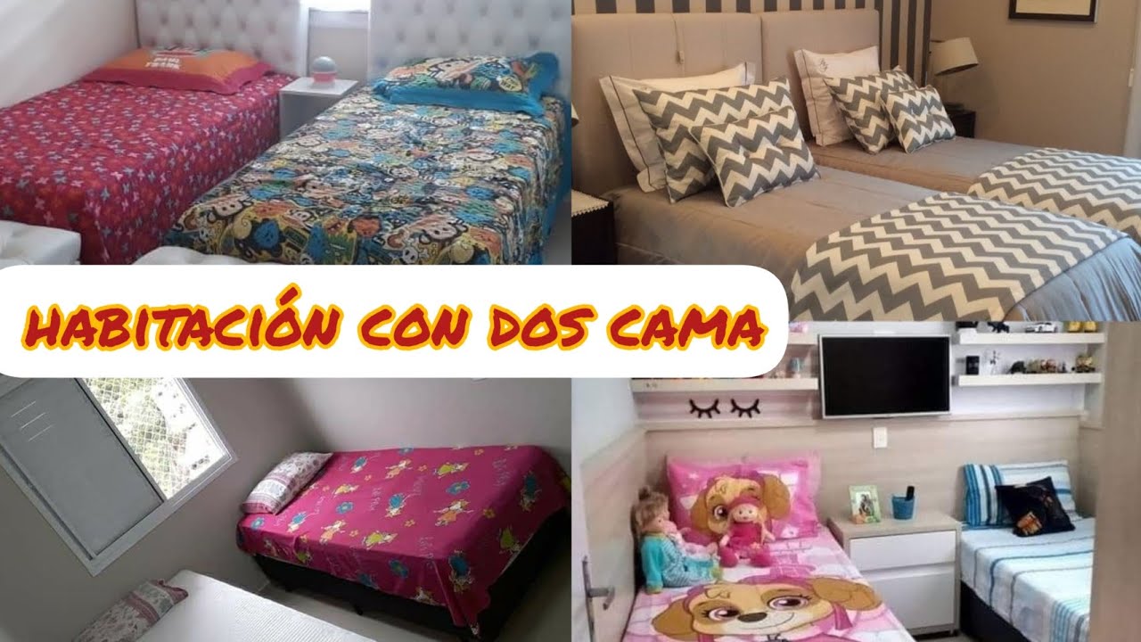 ideas para habitación con dos camas ☺️#ideas