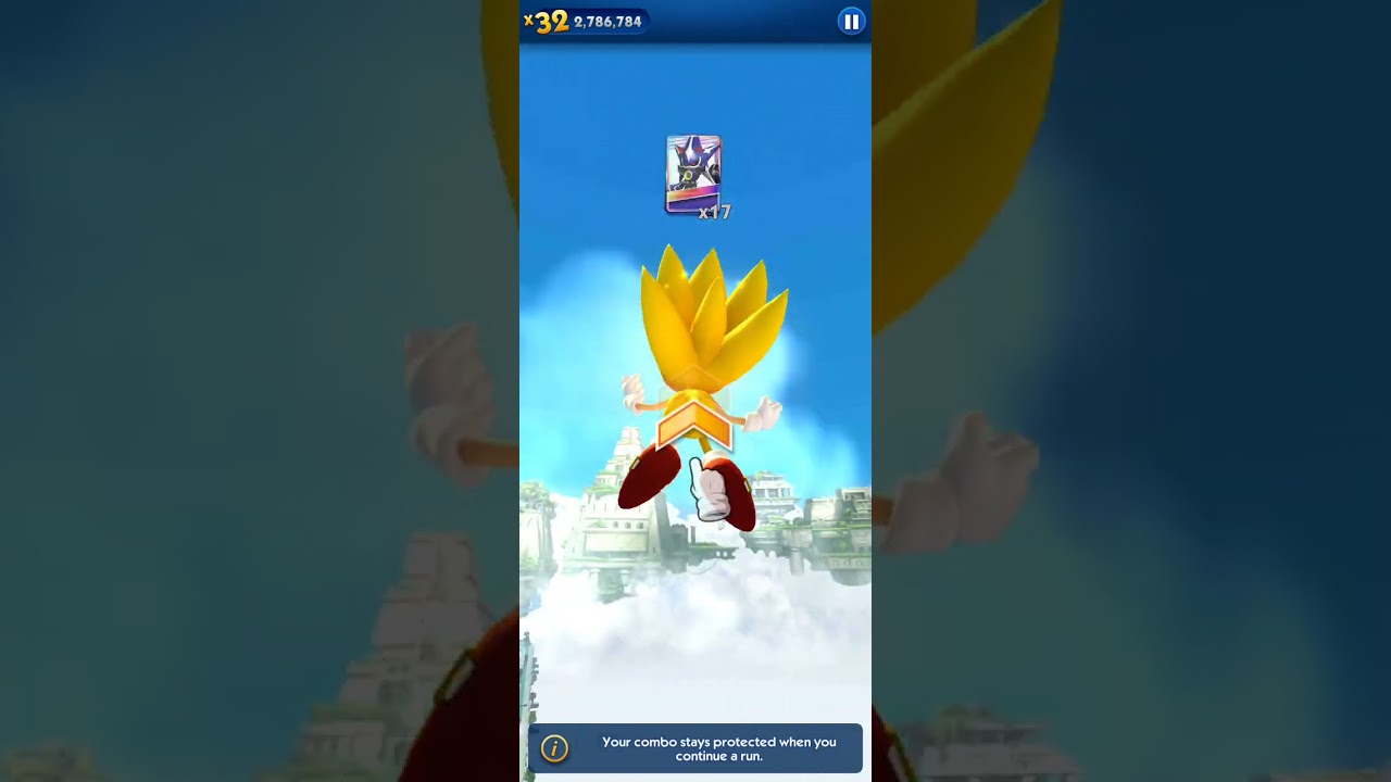 نجيب شخصية Extreme gear super sonic في سونيك داش الجزء الأول